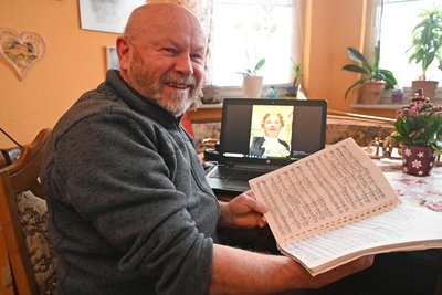 Jahr der Stimme 2025: Mathias Kunze studiert aktuell eine Rolle der Wagner-Oper „Lohngrin“ ein.