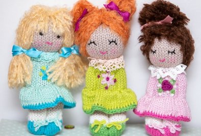 Beliebt sind die kleinen gehäkelten Figuren, in der Fachwelt "Amigurumi" genannt.