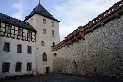 Der untere Burghof der Burg Mylau soll saniert werden.