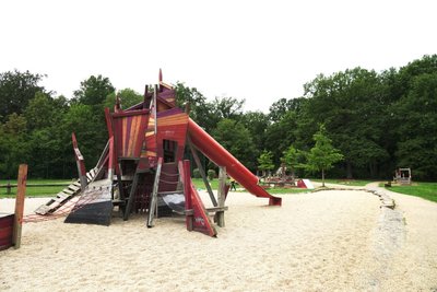 In der Nähe des Schlangen-Fundorts: dieser Spielplatz.