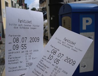 gelöste Tickets mit verschiedenen Zeiten