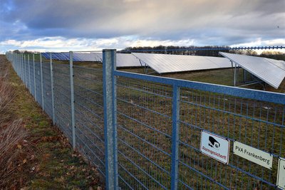 Dieser Solarpark in Dittersbach-Neudörfchen bewährt sich schon seit einigen Jahren.