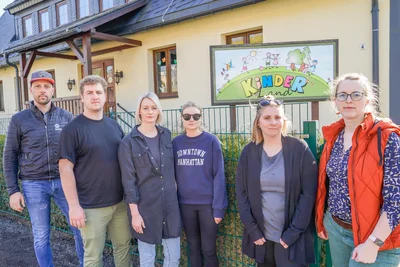 Sie hoffen auf Aufschub: Sandro Nestmann, Florian Seifert, Monique Weber, Sophie Ausflug, Nancy Langer, Heidi Martin (von links).