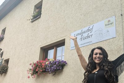 Jessica Lynn genießt die Zeit in der „Pension Fischer“ in Kleinwaltersdorf immer sehr.