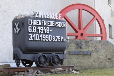 Auch die Zinngrube Ehrenfriedersdorf stellte eine Kulisse für die Doku.