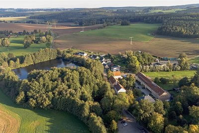 Rund um das ehemalige Rittergut Adlershof, das heutige Natur- und Umweltzentrum, spielen sich die Feierlichkeiten 600 Jahre Oberlauterbach ab. 