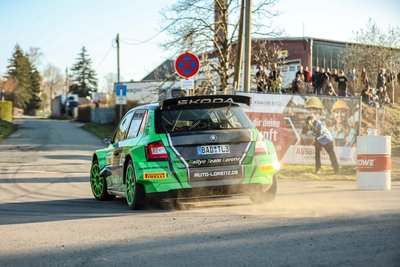 Thomas Lorenz/Marc Schwegler im Skoda Fabia R5.