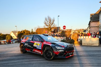 Weite Anreise: das niederländische Rallye-Duo Joep Luth/Bart von Heun im Skoda Fabia RS Rally2.