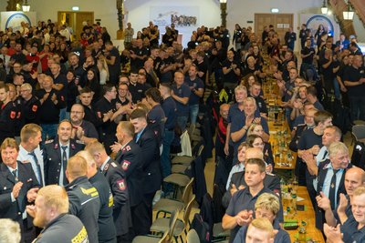 Das Wernesgrüner Helferfest war gut besucht.