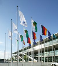 Erstmals ist das Internationale Kongresszentrum Dresden Austragungsort der Global Plastic Electronics