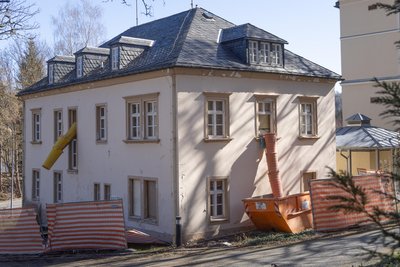Im Strümpellhaus auf dem Gelände der Rehabilitationsklinik entstehen elf neue Einzelzimmer.