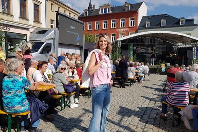 Auch eine Modenschau gehörte zum Programm.