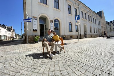 Man muss sich auch mal was zutrauen. Sheril und Dirk Martin wollen perspektivisch zur Belebung des Lengenfelder Marktes beitragen.