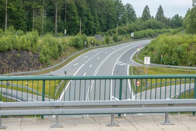 Die Strecke in Richtung Stollberg ist von der geänderten Verkehrsführung nicht betroffen.