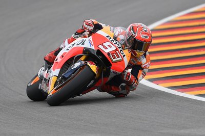 Marquez siegt auf dem Sachsenring.