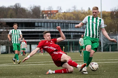 Defensiv wie offensiv eine Stütze: Auch beim jüngsten 2:0-Pokalsieg gegen Claußnitz traf TSV-Allrounder Oliver Zimmermann (l.).