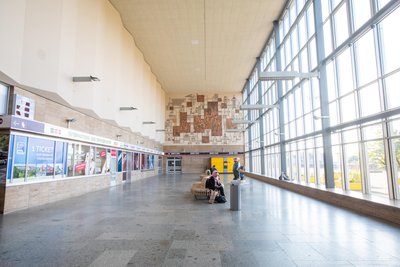 Ein Blick in den Oberen Bahnhof. Colorido nutzte eine Fläche auf der linken Seite hinten.