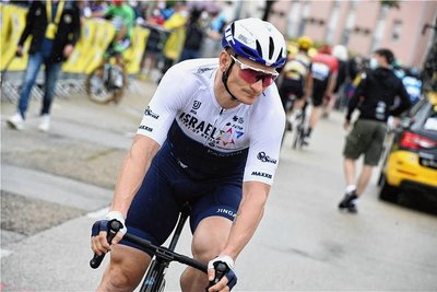 Ex-Profi Andre Greipel, hier bei der Tour de France 2021, wird beim diesjährigen European Peace Ride am Start sein. 