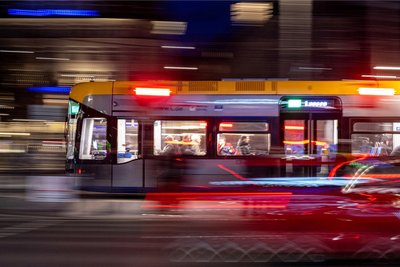 In der Linie 7 der Leipziger Straßenbahn sollen insgesamt sieben Schüsse gefallen sein.