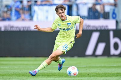 Mit Elversberg in der Bundesliga: Maurice Krattenmacher (Archivbild).