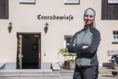 Franziska Erlbeck leitet seit 1. März das Waldschulheim Conradswiese.