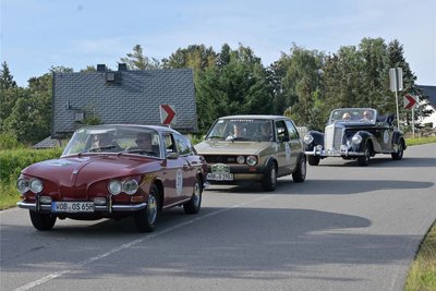 Für die Oldtimer stand in Hundshübel bei Mühle Rasurkultur eine Wertungsprüfung an.