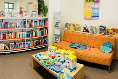 Für Kinder gibt es in der Stadtbibliothek Lugau eine extra Leseecke.