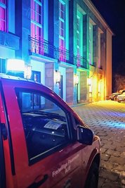 Die Feuerwehr rückte in der Nacht zum Kulturhaus aus. Das Ganze entpuppte sich aber alsbald als Fehlalarm. 