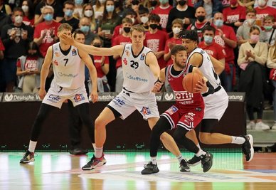 Mindaugas Susinskas kämpft sich durch.
