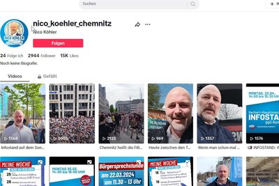 Nico Köhler von der AfD bespielt seinen Account verstärkt seit den Bauernprotesten im Januar.