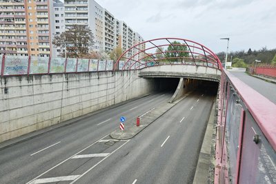 Reinigungsarbeiten sollen ab Montag im B 93-Tunnel in Zwickau durchgeführt werden.