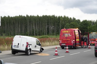Die Unfallstelle musste gereinigt werden.