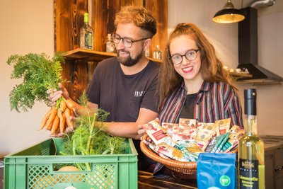 Freuen sich auf die Eröffnung ihres eigenen Ladens: Daniel Meier und Sarah Kouril.