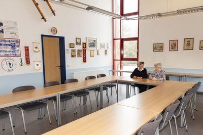 Die Mitarbeiterinnen und Mitarbeiter der Volkssolidarität können Räume der Gemeinde mit nutzen.