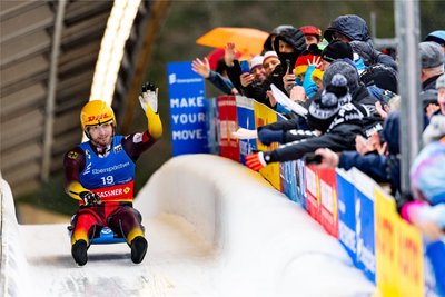 Bereits in den vergangenen zwei Saisons hat Timon Grancagnolo an Weltcuprenen teilgenommen, so wie hier im Februar dieses Jahres in Oberhof.