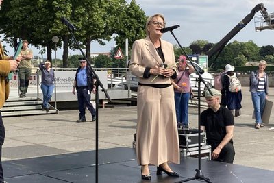 Barbara Klepsch (CDU) plädierte für „gemeinsame Wege“, die Politik und Theaterschaffende finden sollen.