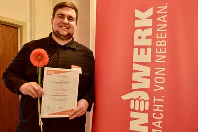 Braucht technisches Verständnis: Lukas Seifert ist Landessieger als Land- und Baumaschinenmechatroniker.