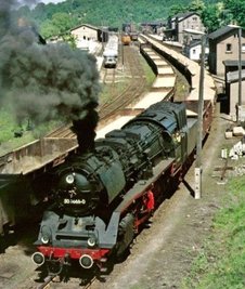 Der Rochlitzer Bahnhof im Jahr 1986. Damals war die Muldestadt noch ein Knotenpunkt. 