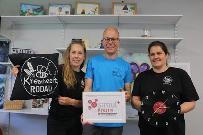 Freude über das gelungene Projekt: Christina Michel, Michael Selz und Ivonne Prager.