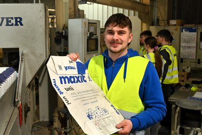 Elias Wagner hat 2017 als Azubi bei der Maxit Baustoffwerke GmbH in Leupahn begonnen. Inzwischen kann er selbst Lehrlinge ausbilden.