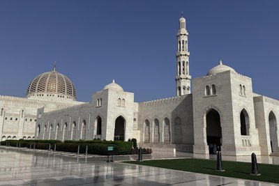 Gewaltig: Die Sultan Qaboos Moschee in Muscat.