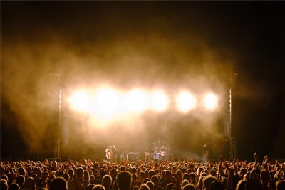 Gut besuchtes Konzert, aber nicht ganz ausverkauft.