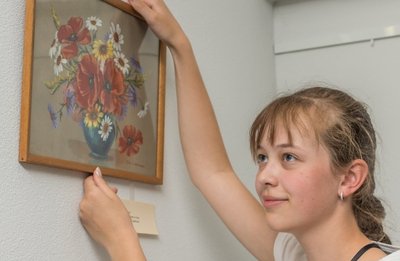 Karolin Glöckner hat im Stadtmuseum eine kleine Ausstellung mit Werken von Margarethe Lichtenberger gestaltet. 