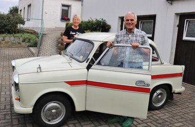 Dietmar und Irena Schöneich aus Görbersdorf waren mit ihrem Trabant 600 wieder auf großer Fahrt. Diesmal führte ihre Reise über fast 1500 Kilometer nach Südtirol und zurück. 