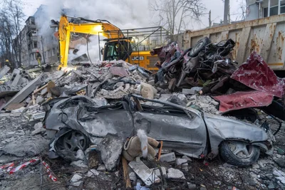 Die Stadt Charkiw in der Ukraine war mal Rozana Nazarians Zuhause. Ihre Wohnung wurde im Krieg völlig zerstört. Sie ist mit ihren zwei Kindern nach Chemnitz geflohen.