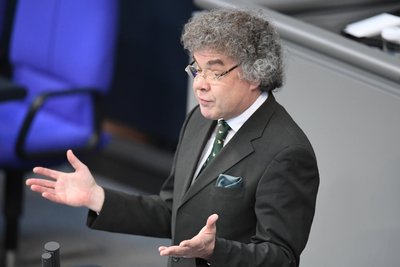 Fest an der Seite Russlands: Matthias Moosdorf (AfD) im Bundestag
