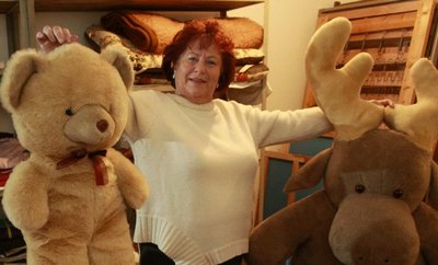 Ob mit einen Plüschtier oder einem sauberen Kopfkissen, wenn Ursula Sumpf helfen konnte, war sie in ihrem Element. 