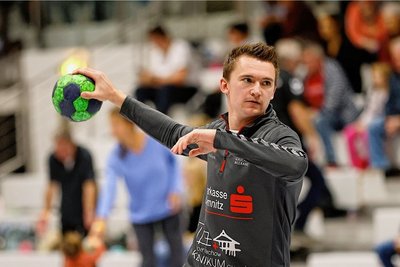 Christian Döhler vom Handball-Oberligisten HC Glauchau/Meerane. Er ist der Strafwurf-Experte im Team der Westsachsen. 37 von 43 Versuchen landeten im gegnerischen Kasten. 
