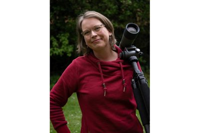 Immer auf Vogelpirsch: Vogelguckerin Silke Hartmann.