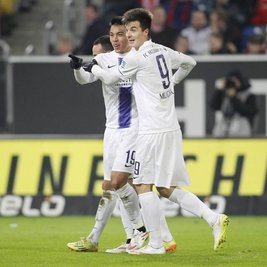Stefan Mugosa (rechts) und Bobby Wood glänzten in den ersten Partien nach der Winterpause als Sturmduo mit drei Treffern.